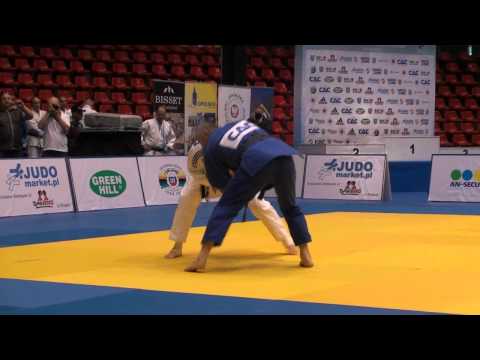 Judo Veterans EM 2012 Opole M5 73kg Pajszczyk(POL)   Hofer(AUT)