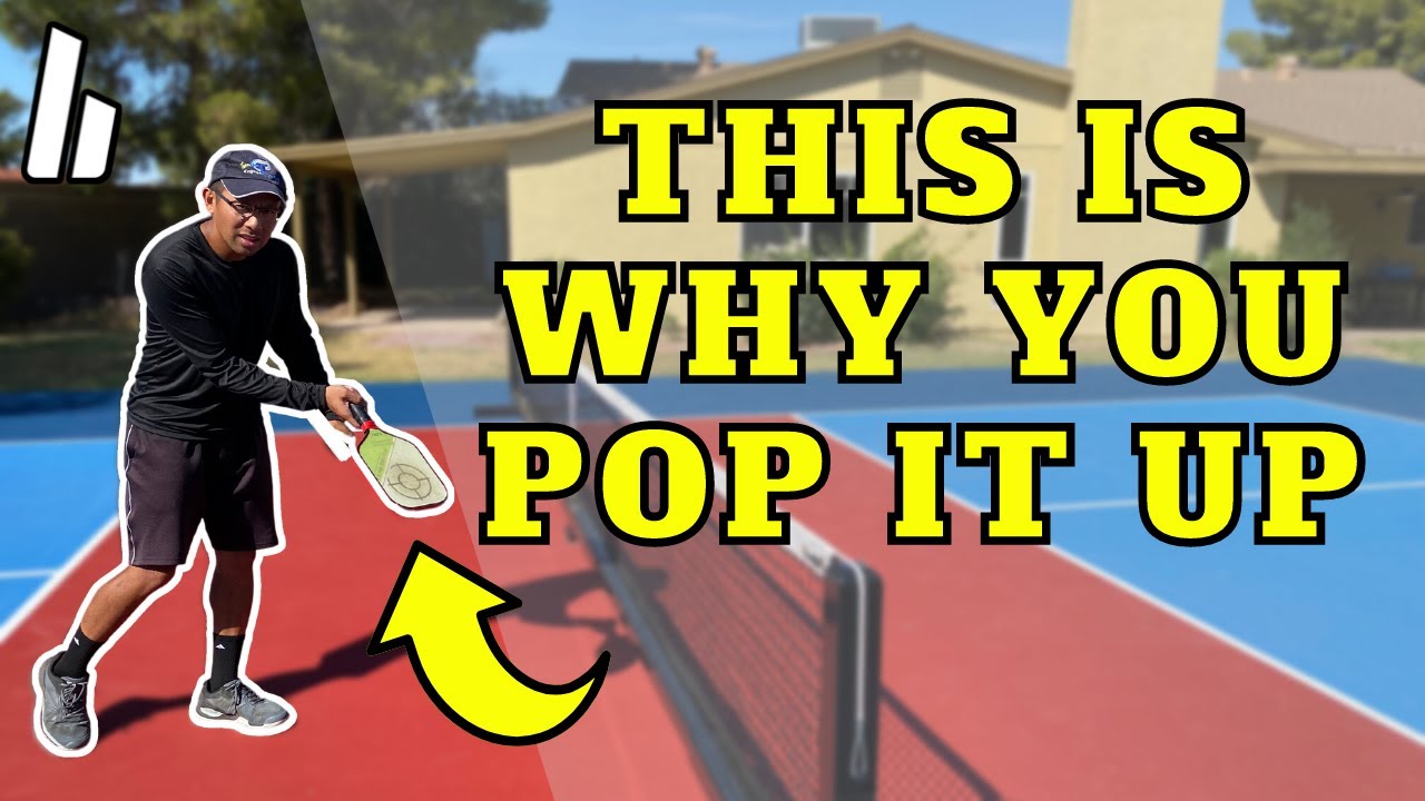 How to STOP popping UP the BALL | Briones Pickleball