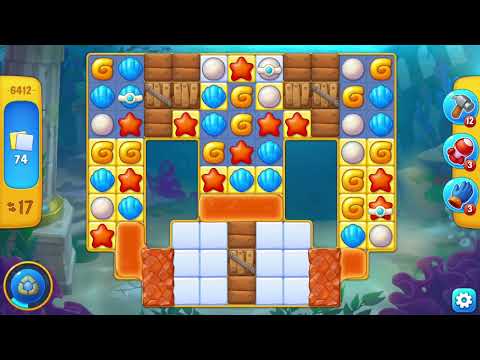 [FISHDOM Walkthrough] Level 6412 Hard (Qua màn - Fishdom)