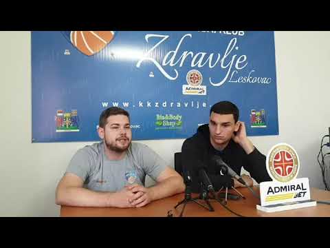 Konferencija za medije KK Zdravlje Leskovac pred utakmicu sa KK Dunav