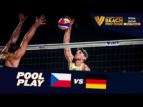 Perusic/Schweiner vs. Ehlers/Wickler - Pool Play Highlights | Doha Finals 2024 #BeachProTour