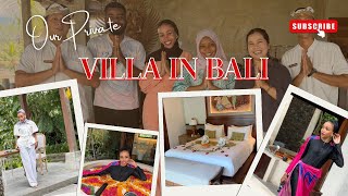 PRIVATE VILLA IN BALI🥳🔥❤️||NAU VILLAS UBUD🇮🇩