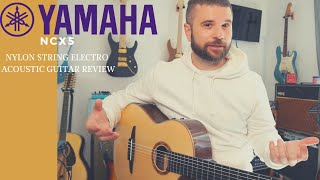 Video thumbnail for Yamaha NCX5 Nylon String Classical Guitar Review by LEWIE ALLEN