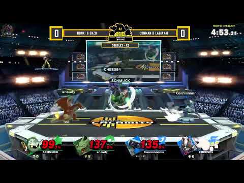 CN:B #343 - SSBU Doubles - Winners Round 2 - BONK! & Enzo vs. Conman & Lagiakai