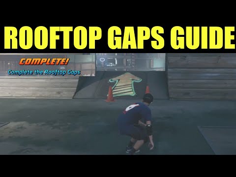 How to "Complete the Rooftop Gaps" Downtown GOAL Challenge Location Guide - Tony Hawk Pro Skater 1+2