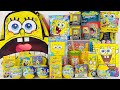 ASMR 25 Minutes SPONGEBOB SQUAREPANTS Mega Mystery Unboxing Toy Surprise No Talking