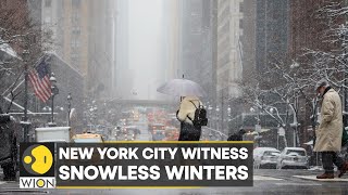 WION Climate Tracker: New York city witness snowless winters | World News | English News | WION