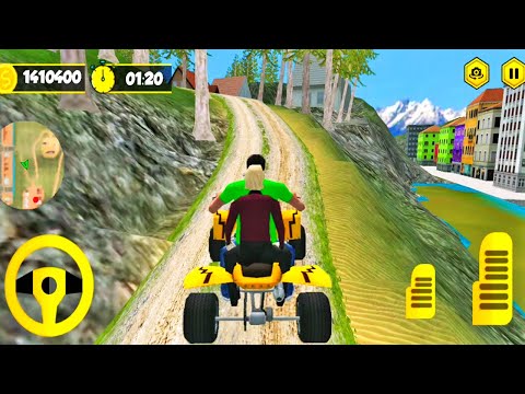 ATV Mountain Climb Modern Bike Taxi Game | ATV Taxi Racing Bike Short Game #7