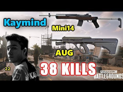 Kaymind & LittleBigWhale - 38 KILLS - Mini14+AUG - DUO vs SQUADS - PUBG