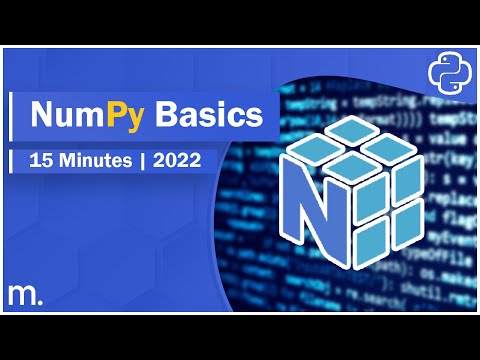 Python NUMPY Tutorial (2022)- Basics in 15 Minutes