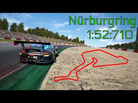 Assetto Corsa Competizione - Nürburgring | 1:52:710 | Porsche | Setup test | ACC | 1.8.14