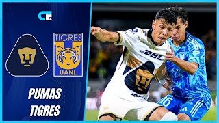 ✅ PUMAS y TIGRES IGUALARON 1-1 en la LIGA MX