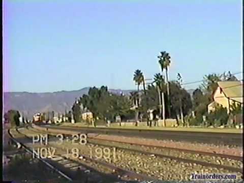 Classic Railroad Series 164 - ATSF 5311 West at Colton, CA November 18, 1991