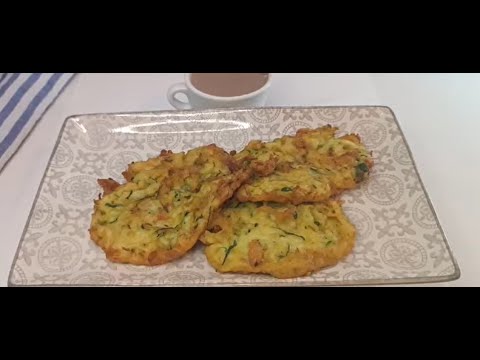 RECETA DE BUÑUELOS DE CALABACIN SALUDABLE