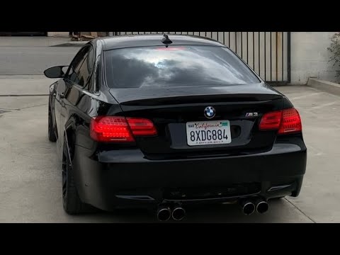 E92 M3 LOUD VALVED EXHAUST COLD START