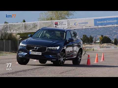 Volvo XC60 2017 – Maniobra de esquiva (moose test) y eslalon | km77.com