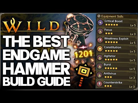 Monster Hunter Wilds - Best Hammer Build - Highest Damage Possible - Armor Set & Weapon Guide!