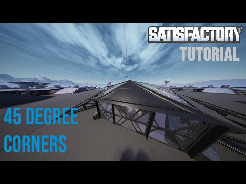 45 Degree angled CORNERS you Need! | Satisfactory Guide/Tutorial/How to