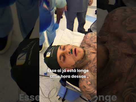 MC Pedrinho não resistiu na hora da anestesia #mcpedrinho #fyp #tattoo ##tatuagem #shorts