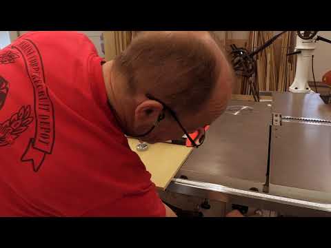 Sliding table saw setup and alignment - Minimax CU300 example