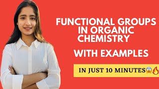 Functional groups | Organic chemistry | in just 10 minutes | Class 10 | Tapur Omar #tapuromar