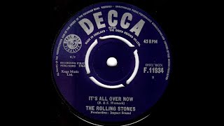 THE ROLLING STONES - It&#39;s All Over Now / Good Times, Bad Times (1964).