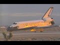Spectacular Early Space Shuttle Columbia Landing