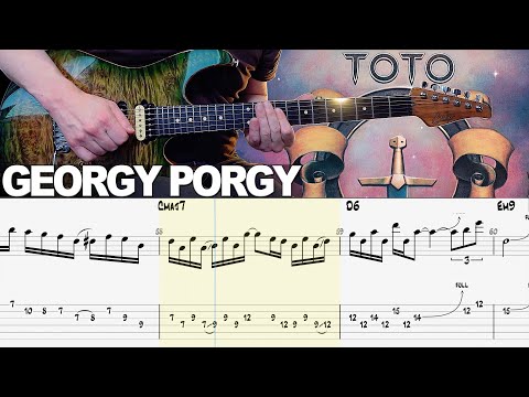 Toto - Georgy Porgy | Guitar cover WITH TABS | Paris live solo |