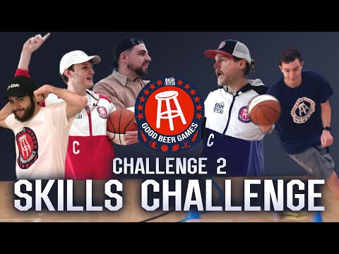 Barstool Sports Competes in a Basketball Skills Contest - Good Beer Games Ep 3