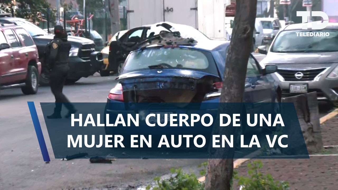 Mujer es hallada muerta al interior de un auto en la Venustiano Carranza