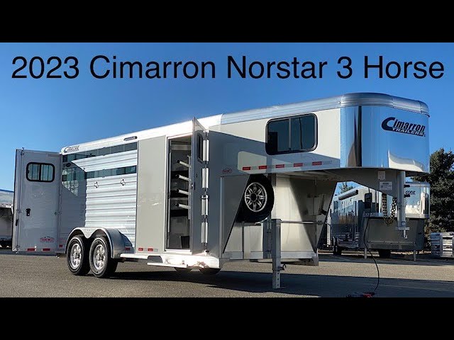 A preview image of the linked video showcasing 2023 Cimarron Norstar 3HGN