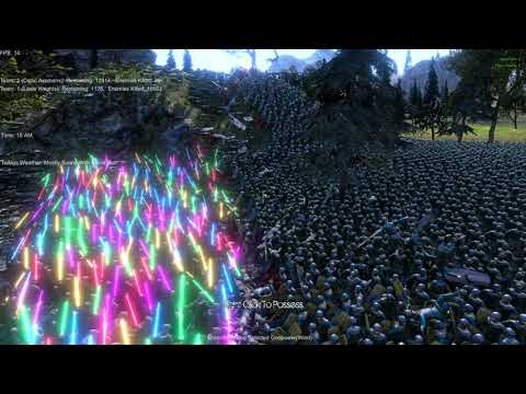 30,000 Celtic Axemen vs 1,500 Jedi Ultimate Epic Battle Simulator