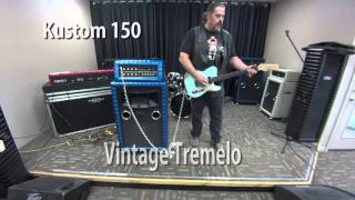 Video thumbnail for G-Sharp Guitars: Vintage Kustom 150 Head W/1x15 & Horn by G-Sharp Guitars