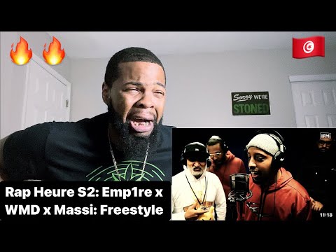 Rap Heure S2: Emp1re x WMD x Massi: Freestyle | AMERICAN REACTS🇺🇸🔥