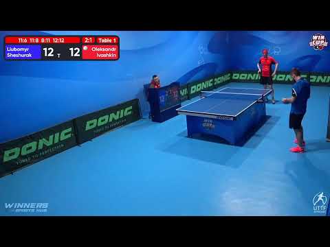 12:00 Liubomyr Sheshurak 3-1 Oleksandr Ivashkin West 1 WIN CUP 21.11.2022 | TABLE TENNIS WINCUP