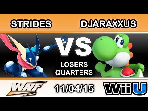 WNF S4E3 – Strides (Greninja) Vs. SCB | DJaraxxus (Yoshi) Losers Quarters - Smash Wii U