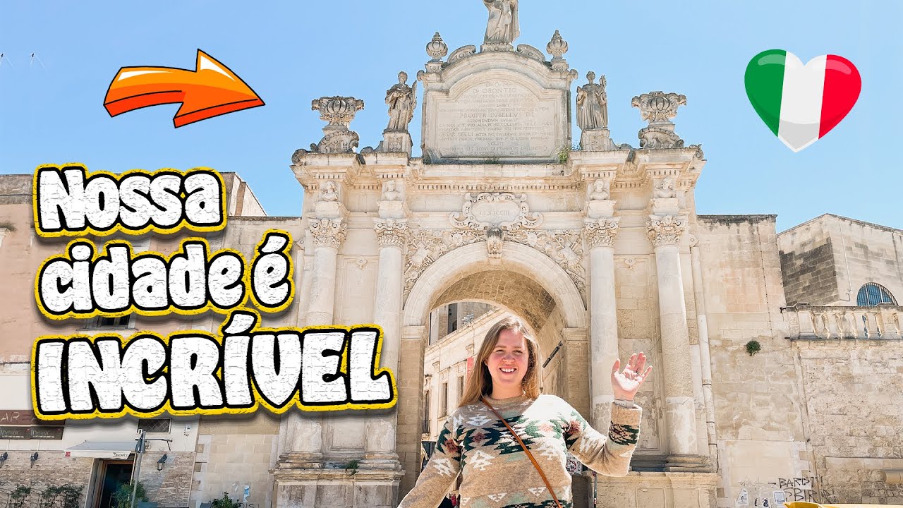 Moramos numa das cidades mais lindas do sul da Itália | Lecce - Puglia