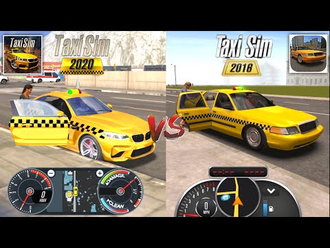 Taxi Sim 2020 vs Taxi Sim 2016 Comparison. Which One is Best? | Best Car Games Comparison