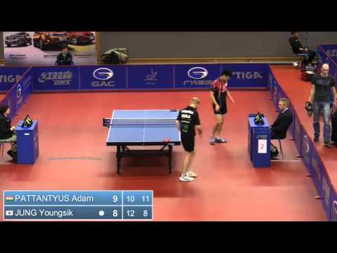 2014 Swedish Open MS R1 PATTANTYUS Adam HUN vs JUNG Youngsik KOR