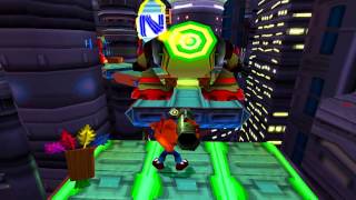 Crash Bandicoot: Warped 105% Walkthrough HD - Part 25: Gone Tomorrow