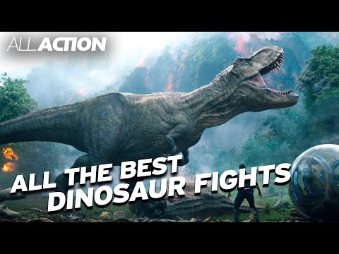 Best Dinosaur Fights in the Jurassic Park Franchise | All Action