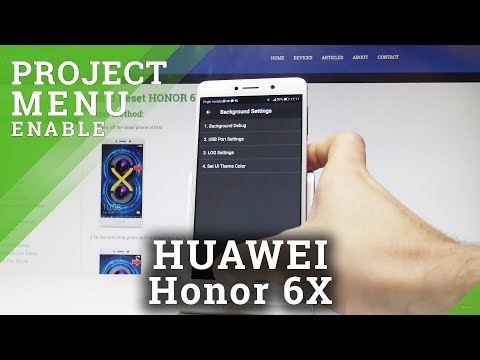 How to Enter Project Menu in HONOR 6X |HardReset.info