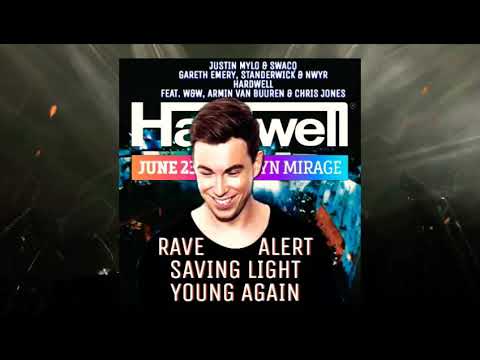 Rave Alert vs Saving Light vs Young Again (Hardwell Brooklyn Mirage 2018 Mashup) [M1987 Remake]