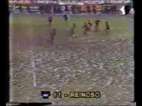 Gol de Reinoso a Newell's (Boca 1-Newell's 0 09-07-91)