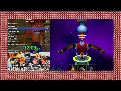 CRASH BASH 400% Speedrun in 15:48:09 | 🎃 FINAL DAY Bashtober 🎃 (Part 1/2)