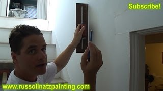 DIY Fixing a Hump in the Wall using 16 x 4 Trowel -Drywall Repair & Wall Preparation