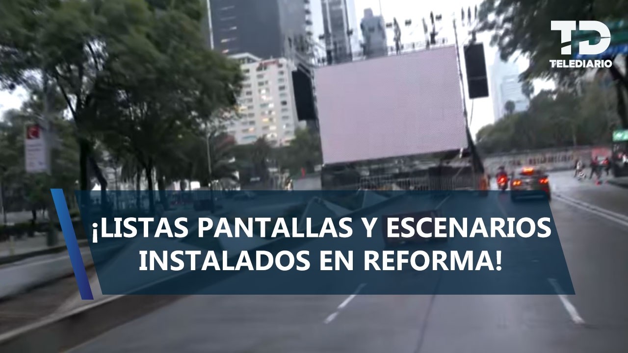 ¡No sólo es el Fan Fest! Pantallas, escenarios y baños instalados en CdMx para el México vs Ecuador
