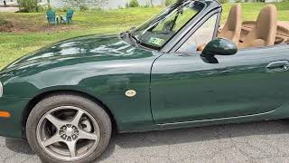 2001 Mazda Miata Special Edition Walkaround Top Down