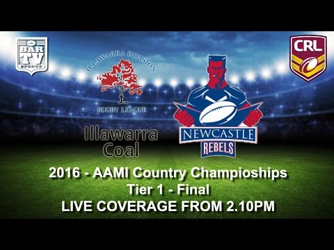 2016 - AAMI Country Rugby League Championship - Tier 1 Final - Illawarra v Newcastle