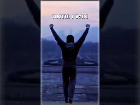 "IT'S NOT OVER UNTIL I WIN" ~ 🥶ROCKY BALBOA🥶